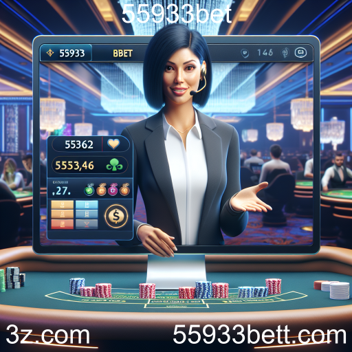 Descubra o Mundo do Cassino Ao Vivo no 55933bet